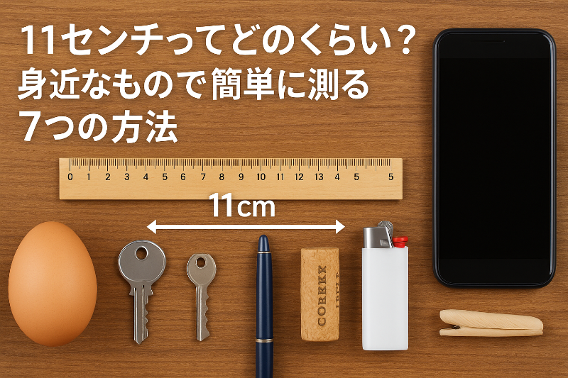 11センチってどのくらい？身近なもので簡単に測る7つの方法