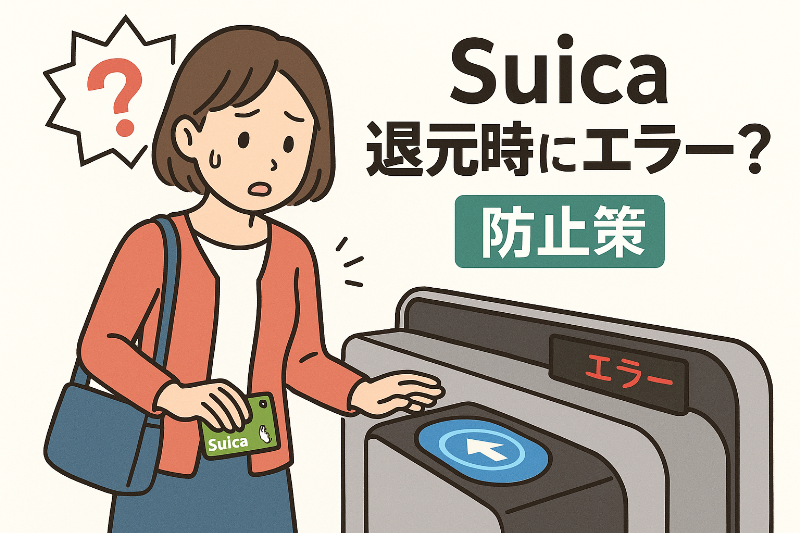 Suicaで退場時にエラー？タッチし忘れた時の正しい対処法と防止策まとめ
