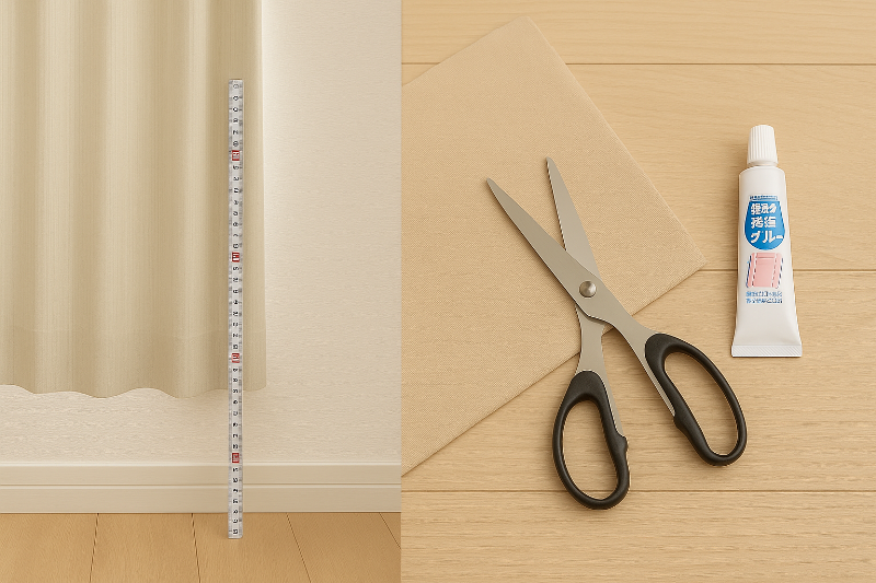 カーテンが30cm短い！100均・DIYでできる簡単リメイクと失敗防止ガイド