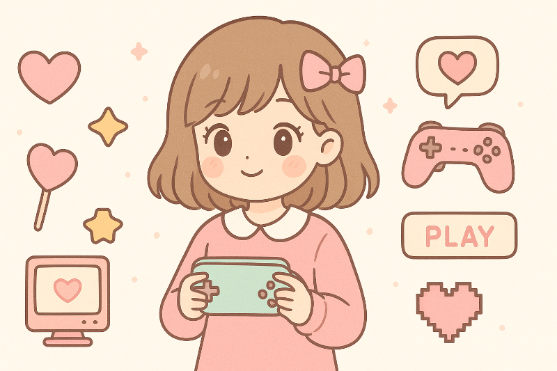 女の子向けかわいいゲーム名100選｜韓国風・おしゃれ・ネタ系まで完全まとめ