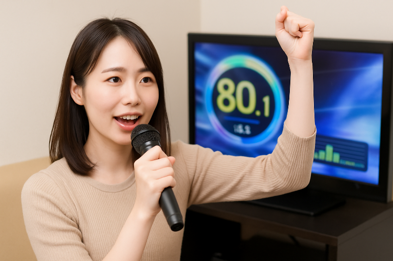「カラオケ80点の壁」を超える方法｜音程・リズム・練習で得点が伸びる理由とは？