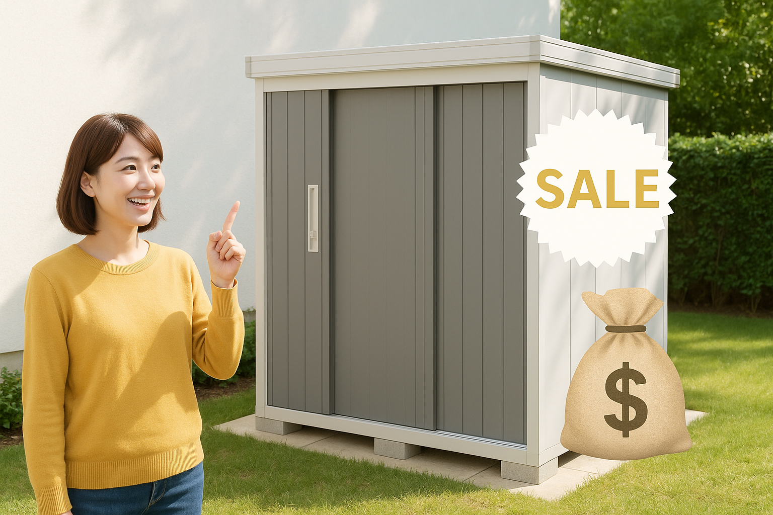 【2025年版】物置を安く買うベストな時期と、知らないと損する節約テク