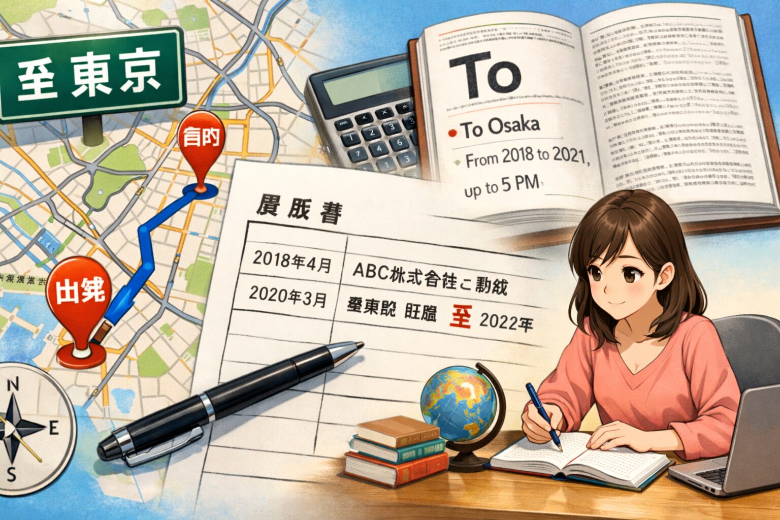 「至」の使い方を完全マスター！地図・履歴書・英語表記までわかるまとめ