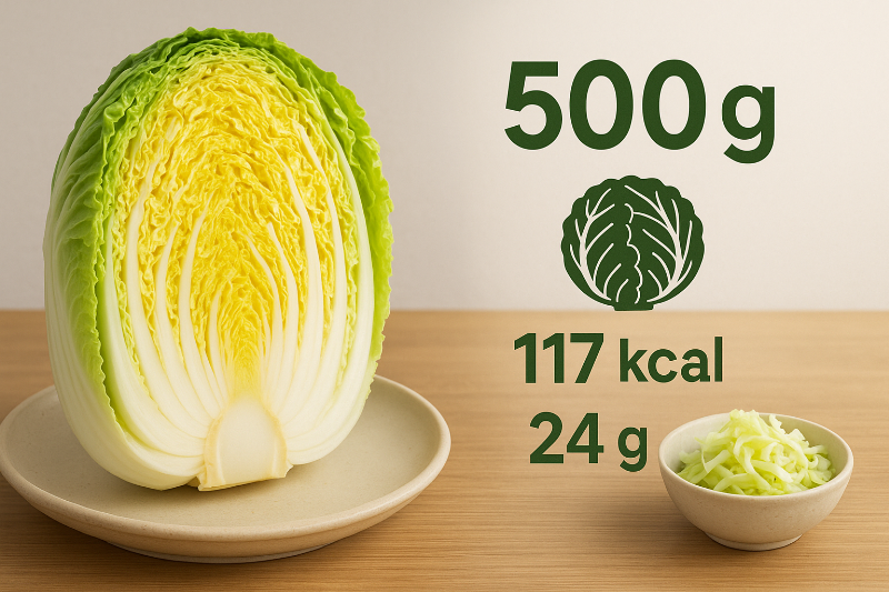 キャベツ500g＝半玉？カロリー・糖質・おすすめ食べ方まで完全ガイド