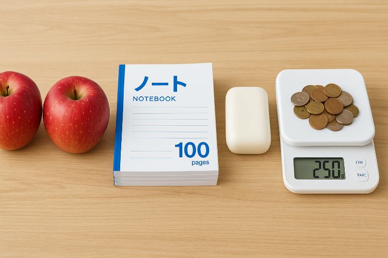 250グラムってどのくらい？身近なものや食べ物で分かる重さの例え集