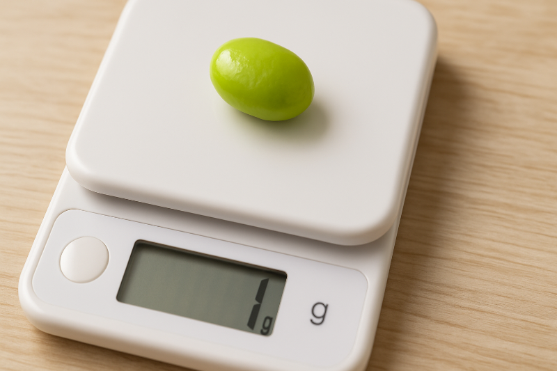 枝豆一粒は何グラム？実際に量ってわかった重さとカロリーの目安