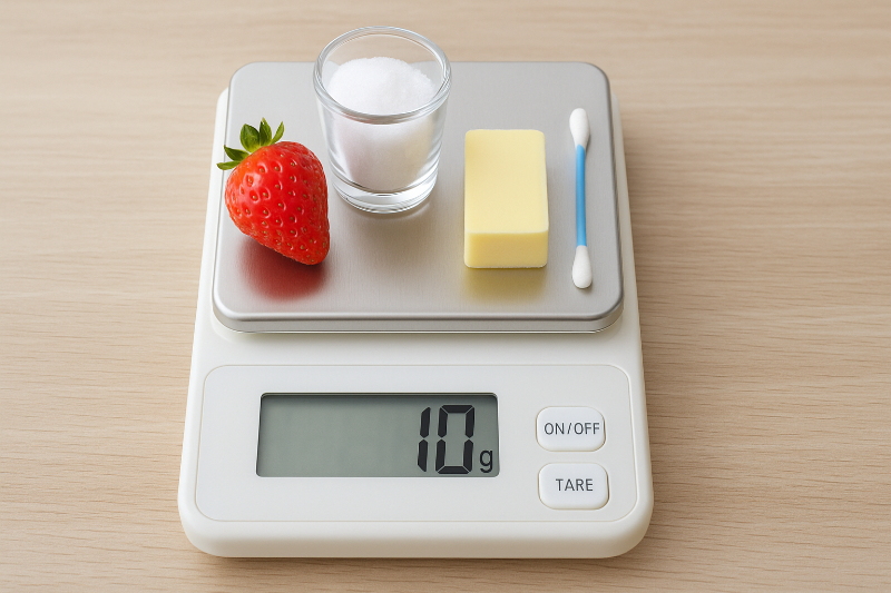 10グラムってどれくらい？食べ物・調味料・日用品でわかる目安一覧