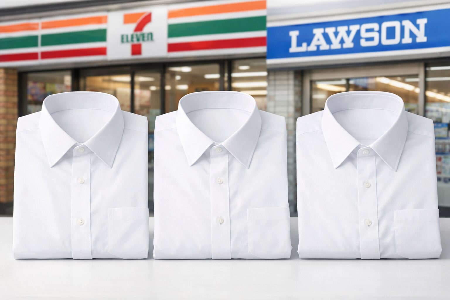 コンビニで買えるカッターシャツを徹底比較！セブン・ファミマ・ローソンの違いとおすすめ