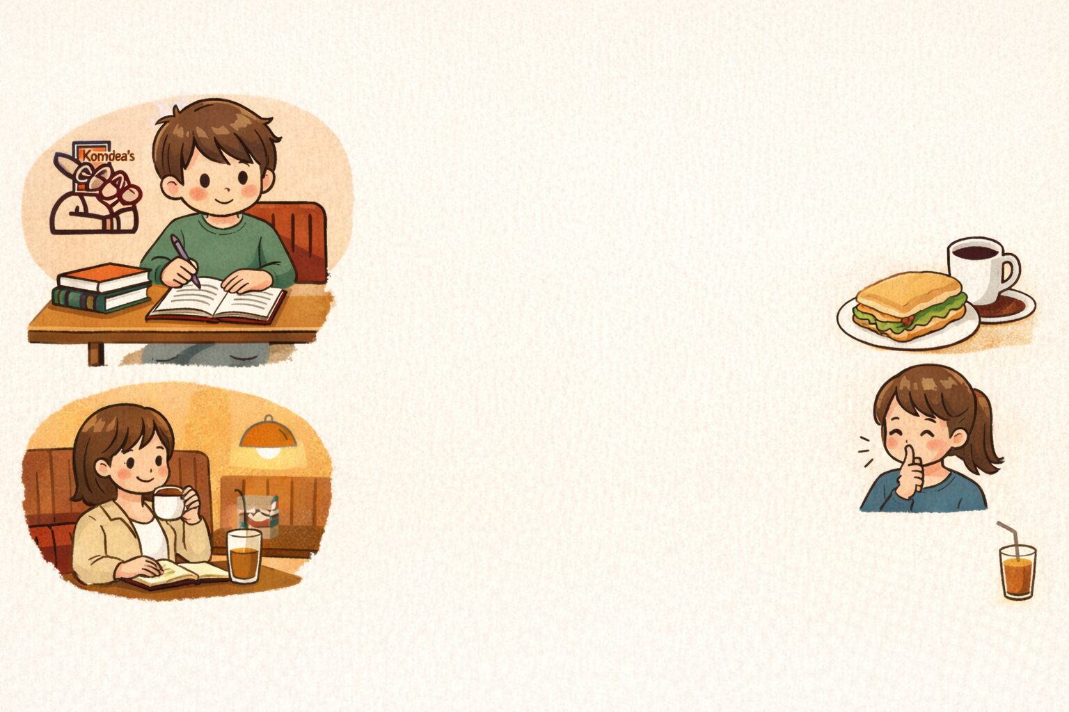 コメダで勉強は何時間までOK？長居のマナー・おすすめ時間帯を徹底解説！